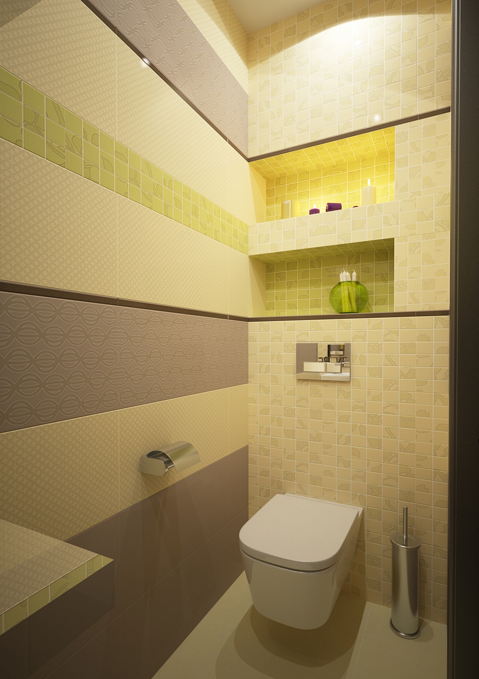Дизайн проект дома на Владимира Невского: туалет, фото 1