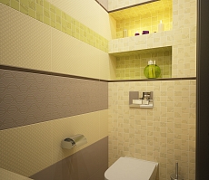 Дизайн проект дома на Владимира Невского: туалет, фото 1