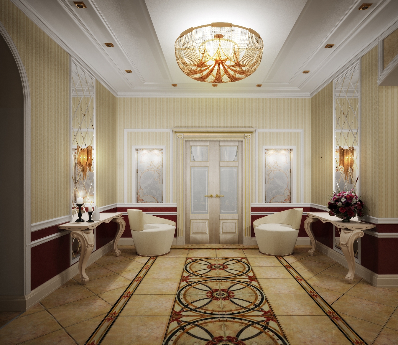 Разработка и реализация дизайн проекта коттеджа в поселке Ямное: столовая, фото 4 Разработка и реализация дизайн проекта коттеджа в поселке Ямное: столовая, фото 4