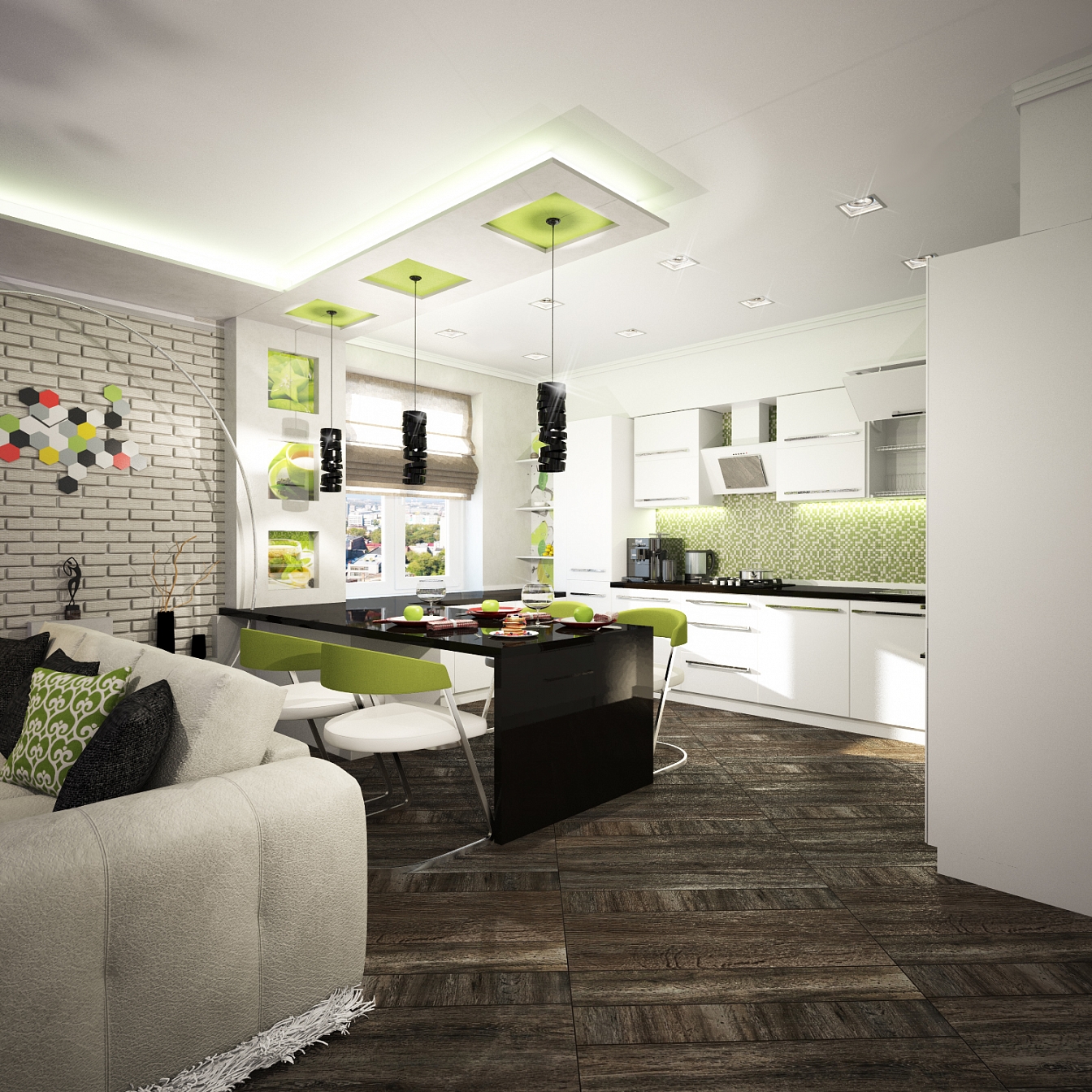 Дизайн проект для квартиры на Дурова: гостиная, фото 5