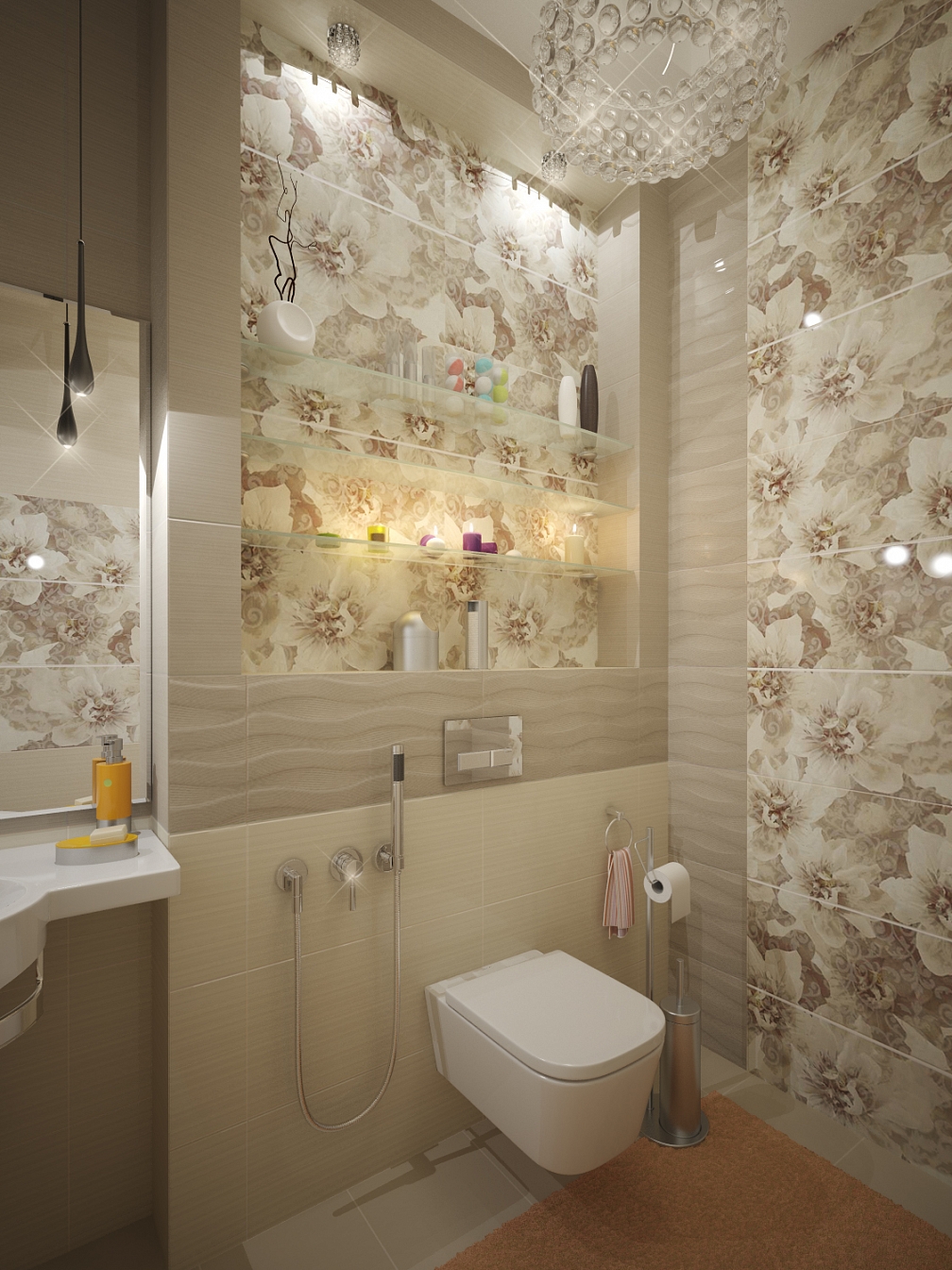 Дизайн проект интерьера дома на улице 1 мая: ванная комната, фото 4