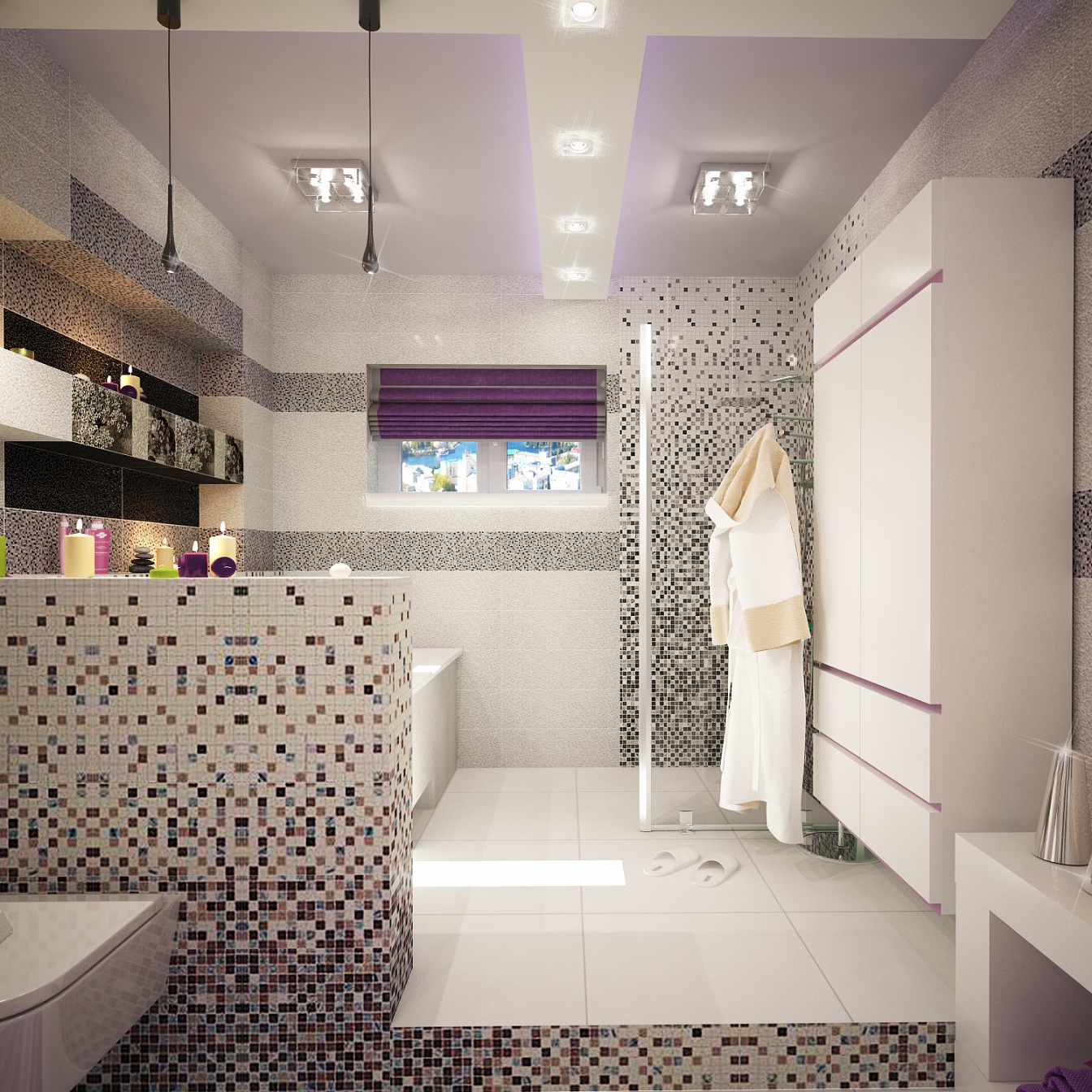Дизайн проект для квартиры на Дурова: ванная комната, фото 4