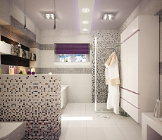 Дизайн проект для квартиры на Дурова: ванная комната, фото 4