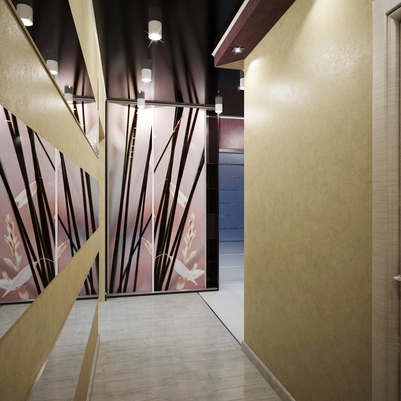 Дизайн проект квартиры на Большой Манежной 13: коридор, фото 1