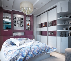 Дизайн интерьера квартиры на Фридриха Энгельса: спальня, фото 1