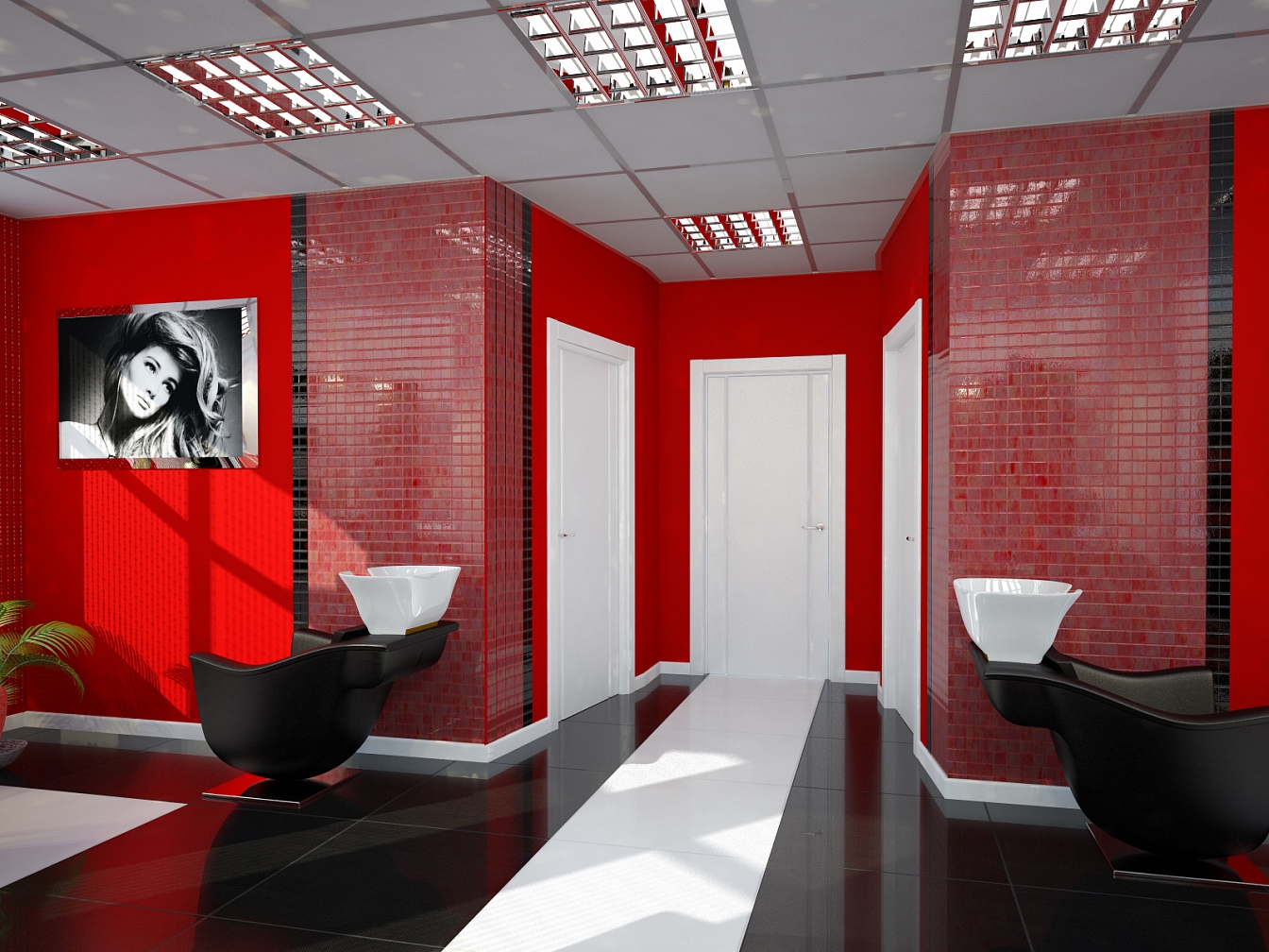 Разработка дизайна для офиса представительства компании Дешели: рабочая зона, фото 4