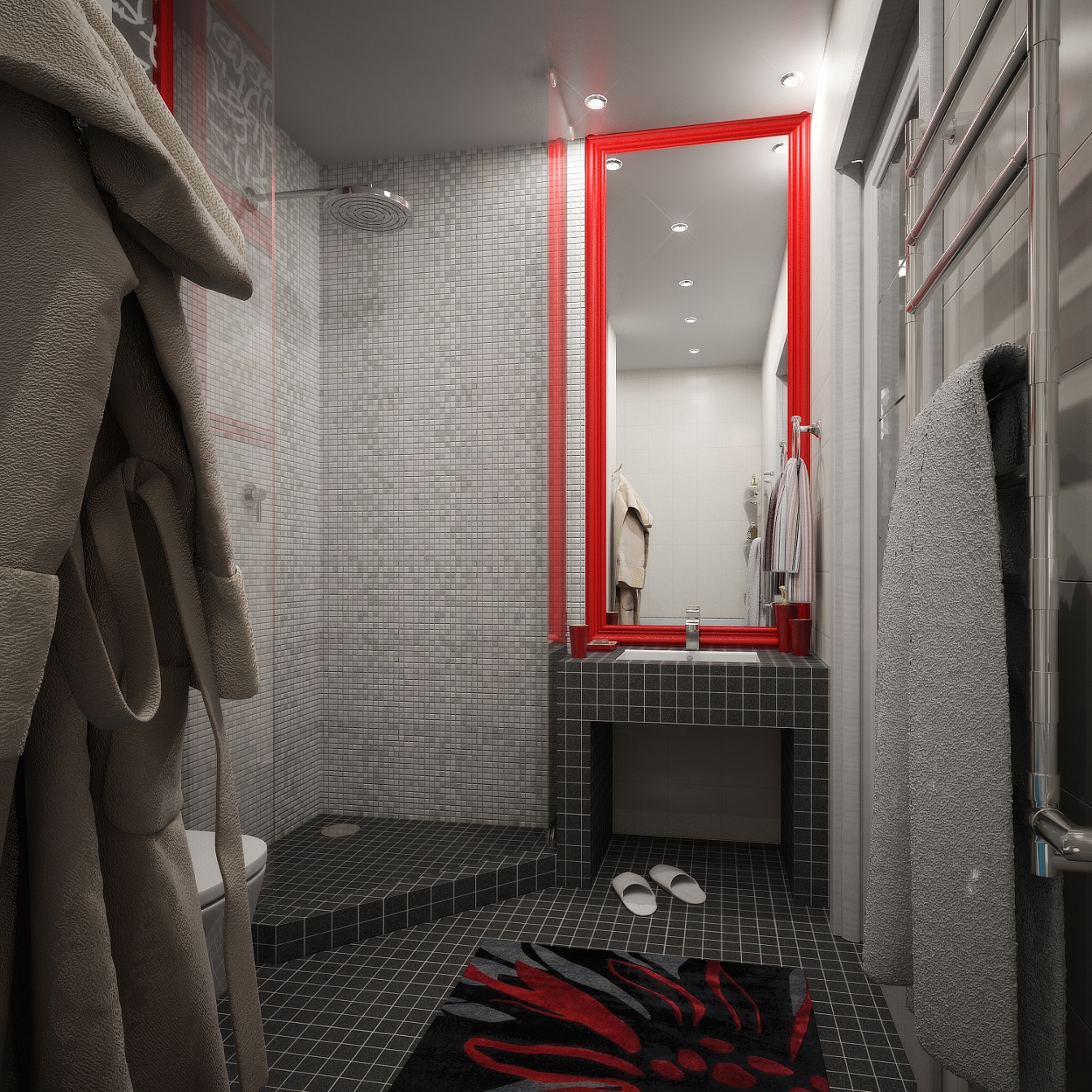 Разработка дизайна для квартиры на Одинцова: ванная комната, фото 2