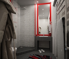 Разработка дизайна для квартиры на Одинцова: ванная комната, фото 2
