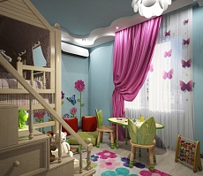 Дизайн проект для квартиры на Дурова: детская, фото 1
