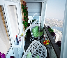 Дизайн проект для квартиры на Дурова: балкон, фото 5