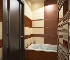 Дизайн проект дома на Владимира Невского: ванная комната, фото 3