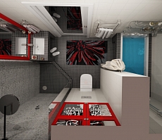 Разработка дизайна для квартиры на Одинцова: ванная комната, фото 4