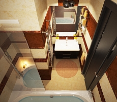 Дизайн проект дома на Владимира Невского: ванная комната, фото 6