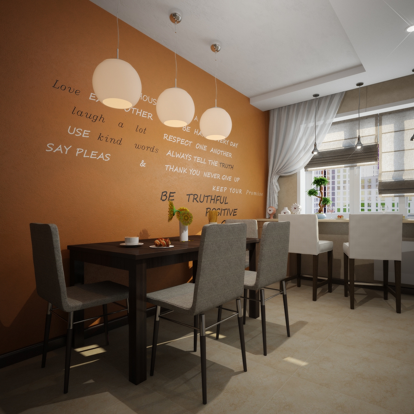 Дизайн проект дома на Владимира Невского: кухня, фото 3