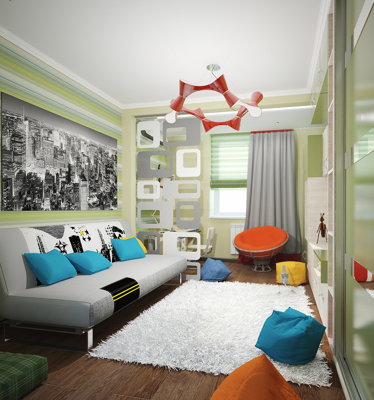 Разработка дизайна квартиры на Димитрова: детская, фото 5