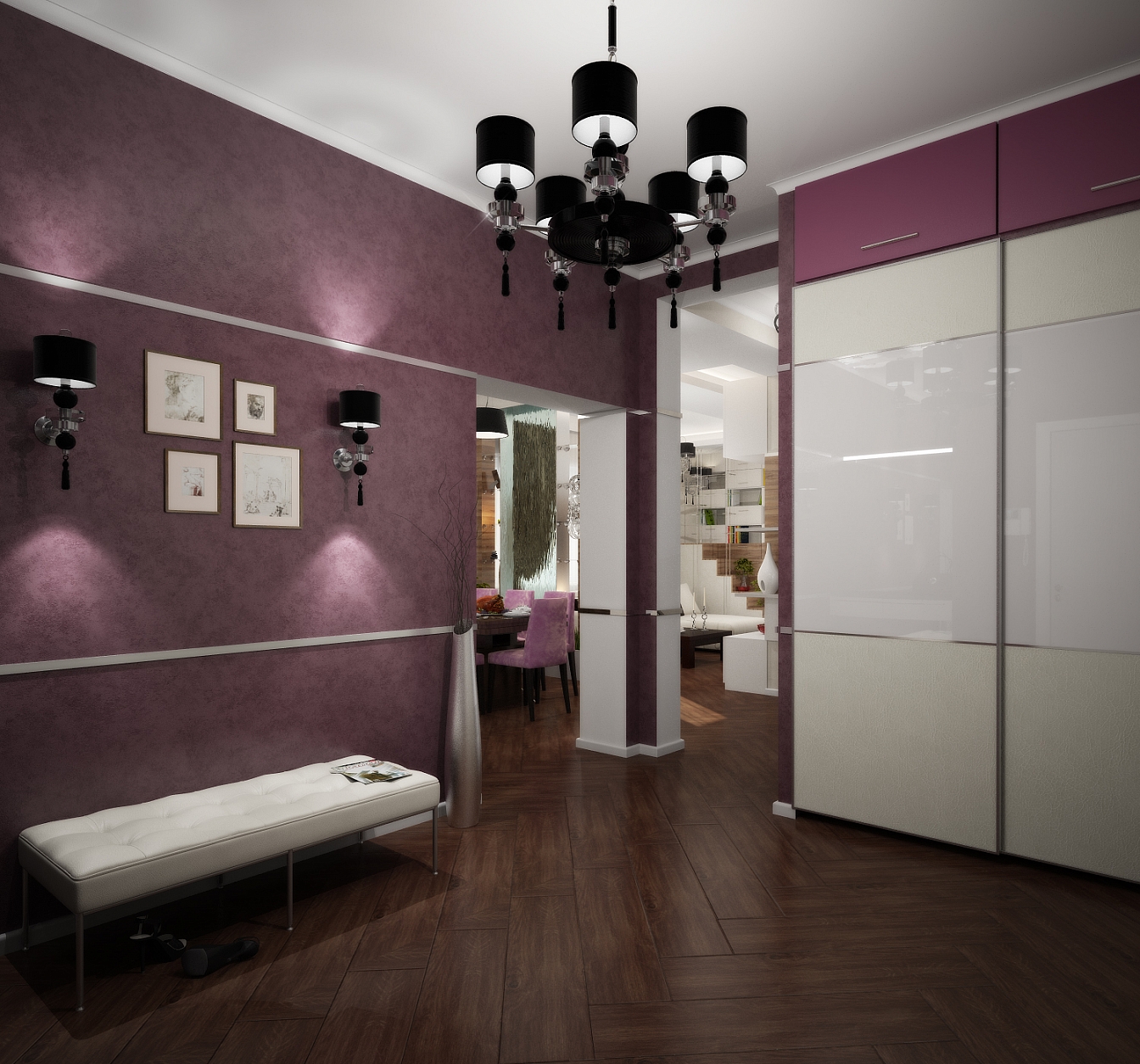 Дизайн проект интерьера дома на улице 1 мая: прихожая, фото 3