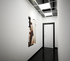 Разработка дизайна для офиса представительства компании Дешели: коридор, фото 3