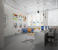 Дизайн проект офиса предствительства компании Ростелеком: фото 7