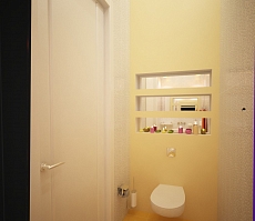Дизайн интрьера коттеджа в Ямном: туалет, фото 5