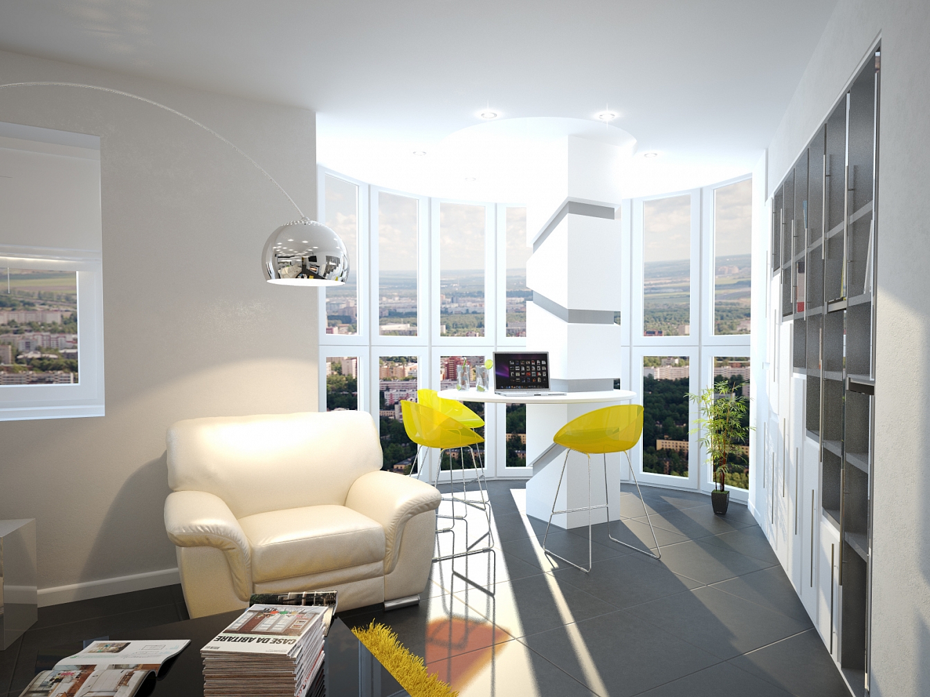 Дизайн проект квартиры на Кразнознаменной: гостиная, фото 2