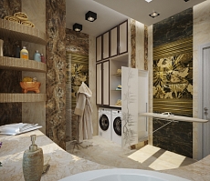 Дизайн проект интерьера дома на улице 1 мая: ванная комната, фото 8