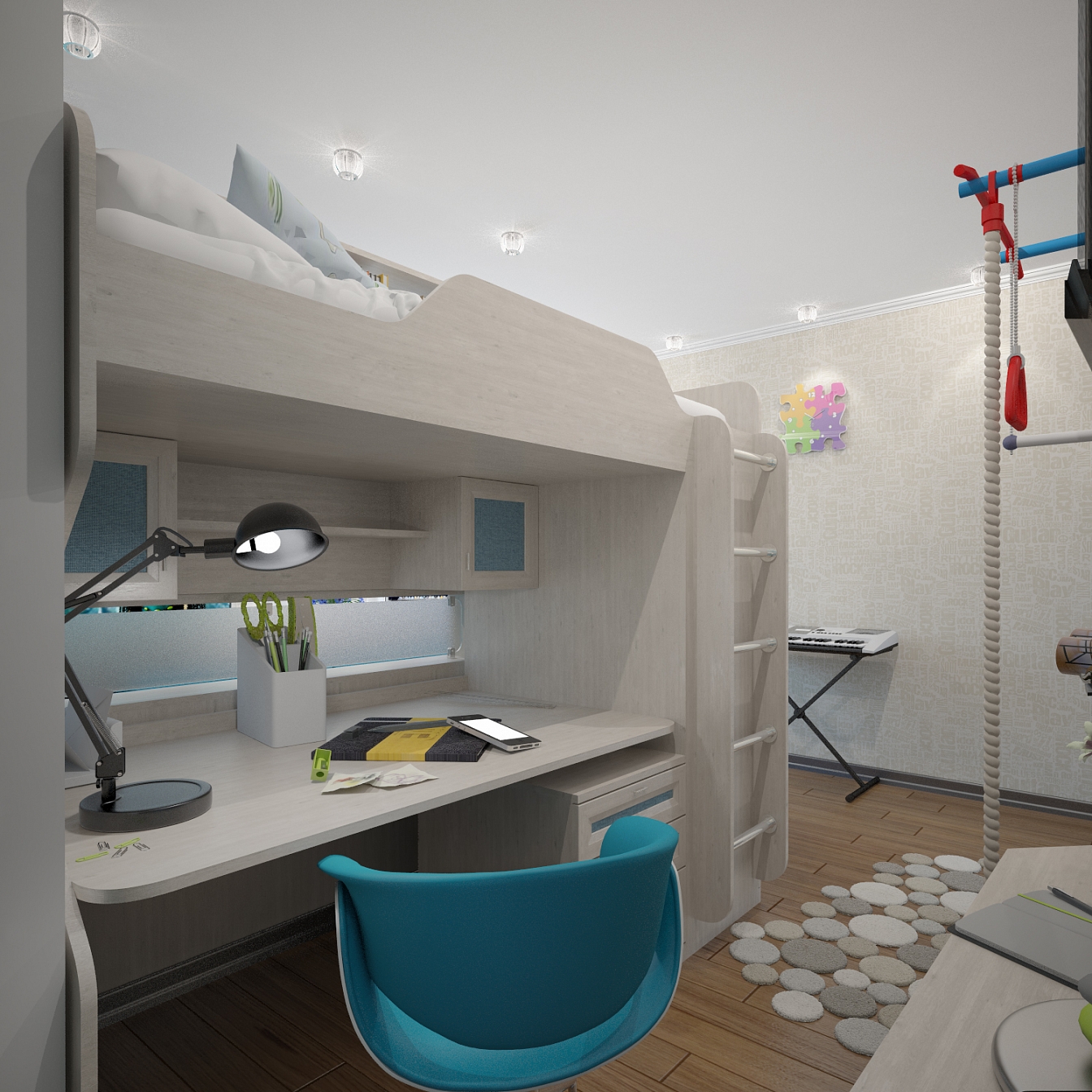 Дизайн интерьера квартиры на Фридриха Энгельса: детская, фото 5