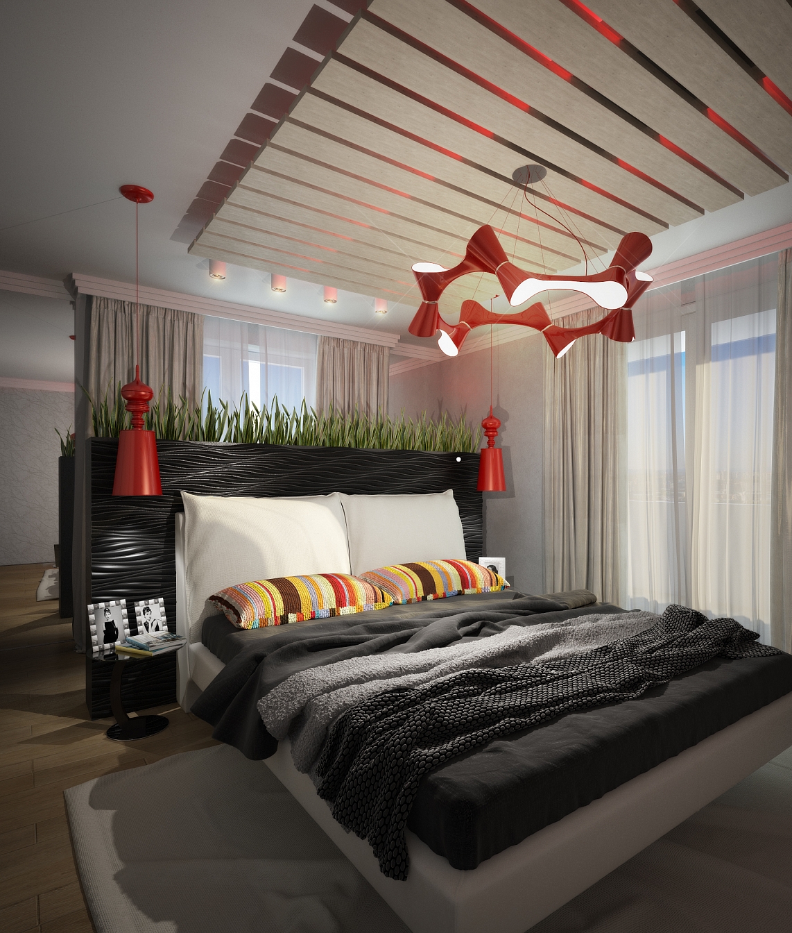 Дизайн проект для квартиры на Дурова: спальня, фото 1