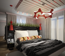 Дизайн проект для квартиры на Дурова: спальня, фото 1