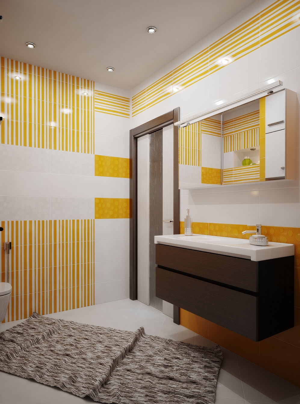 Дизайн проект для квартиры на Дурова: туалет, фото 4