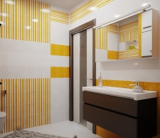 Дизайн проект для квартиры на Дурова: туалет, фото 4