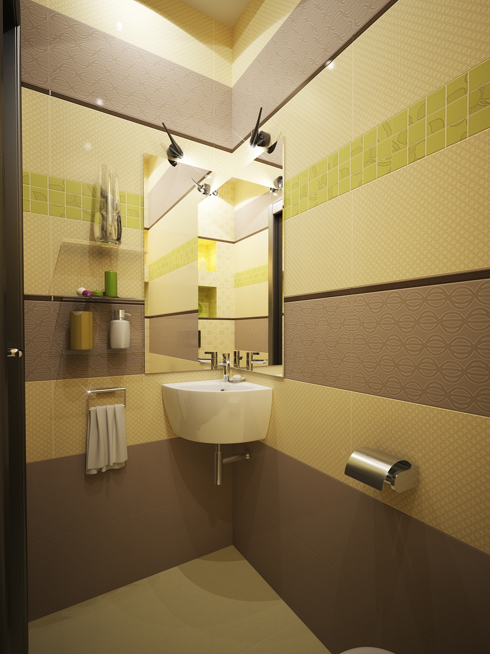 Дизайн проект дома на Владимира Невского: туалет, фото 2