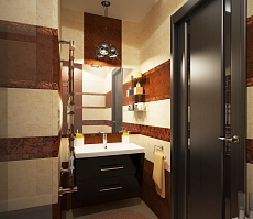 Дизайн проект дома на Владимира Невского: ванная комната, фото 2