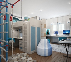 Дизайн интерьера квартиры на Фридриха Энгельса: детская, фото 1