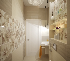 Дизайн проект интерьера дома на улице 1 мая: ванная комната, фото 3