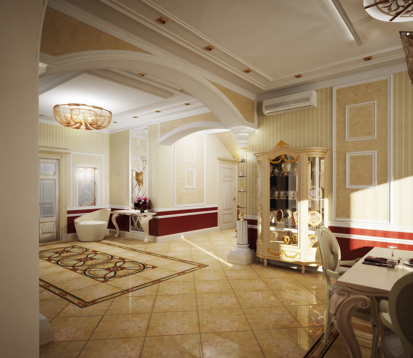 Разработка и реализация дизайн проекта коттеджа в поселке Ямное: столовая, фото 6 Разработка и реализация дизайн проекта коттеджа в поселке Ямное: столовая, фото 6