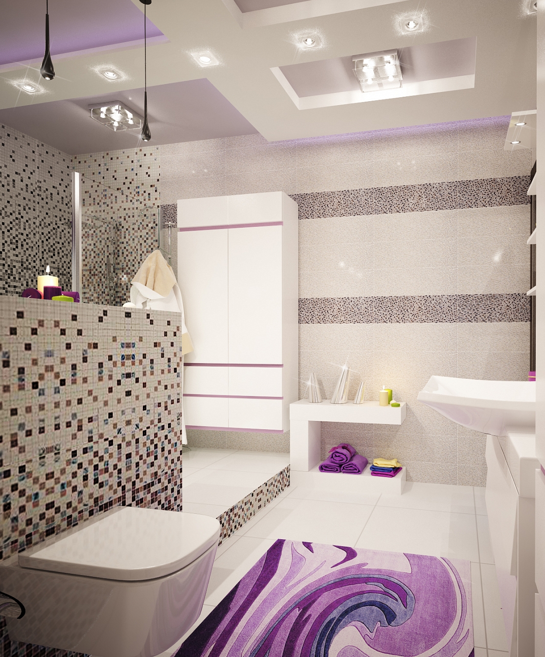 Дизайн проект для квартиры на Дурова: ванная комната, фото 3