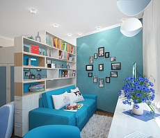 Дизайн интерьера квартиры на Фридриха Энгельса: детская, фото 4